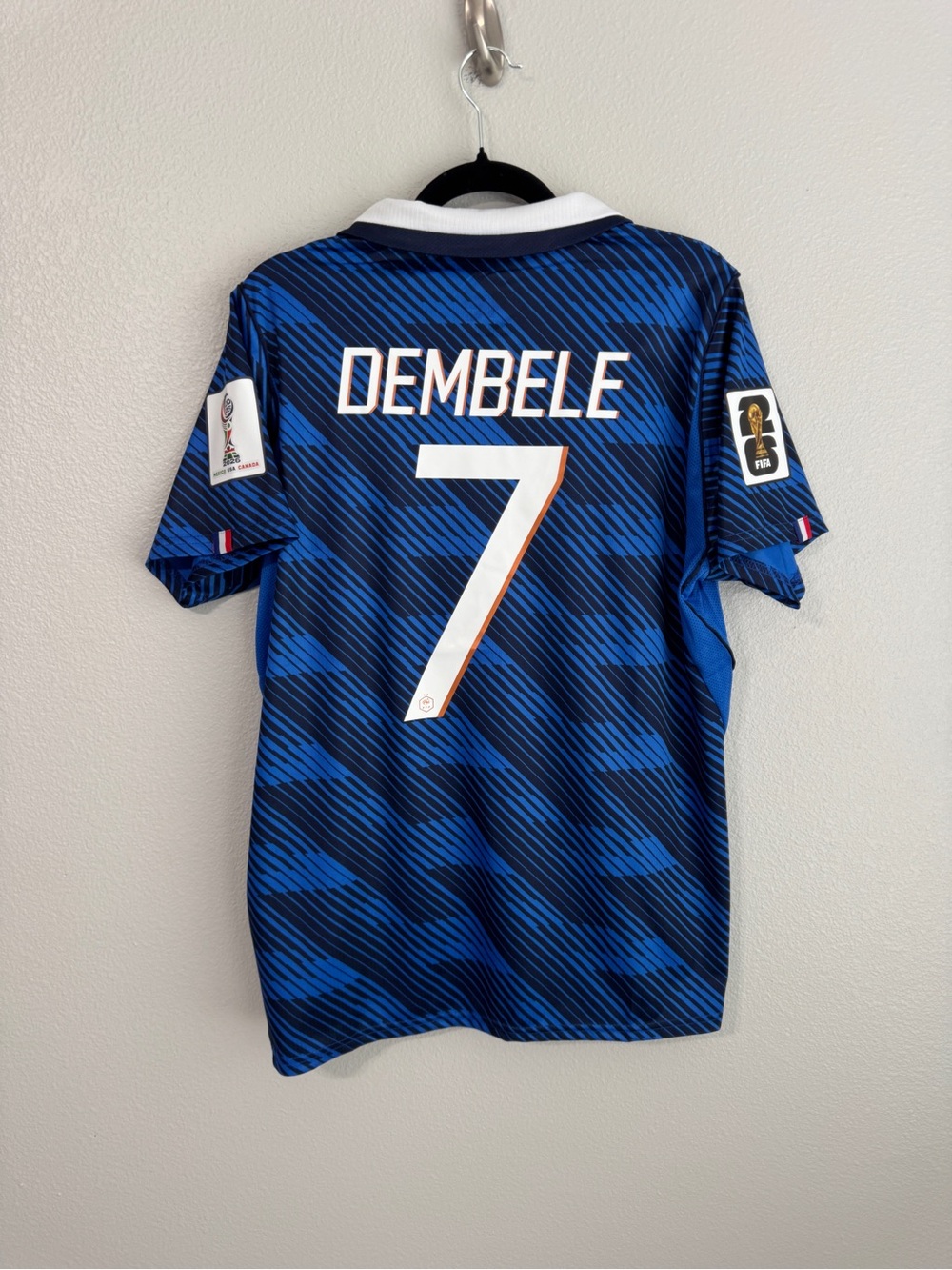 Blue Dembele 2026 World Cup home #7 Men's Soccer Jersey